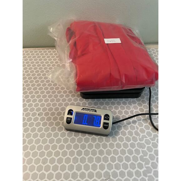 Vintage Handmade Womens Pants Medium Red Embroidered Beaded Pull On Boho READ - Picture 9 of 9